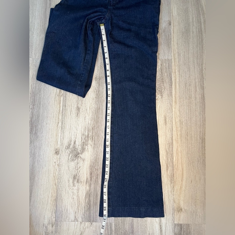 Anthropologie The‎ Essential Pants Jeans Women's  Bell Bottom Flare Wide Size 4 - Picture 9 of 11
